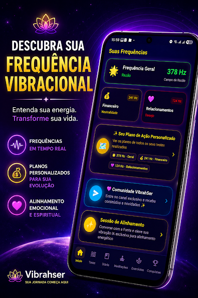 Screenshot do aplicativo VibrahSer